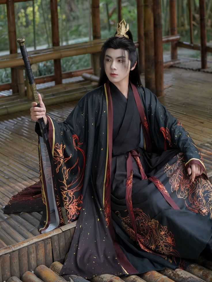 Winter Girls Traditional Tang-Style Hanfu Dress:A Blend of Elegance and Warmth