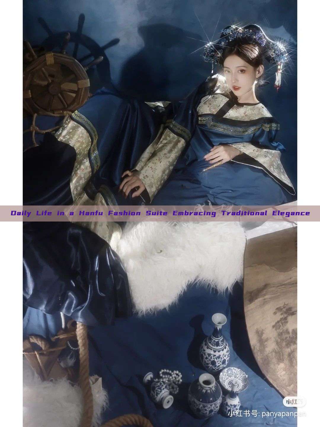 Daily Life in a Hanfu Fashion Suite Embracing Traditional Elegance