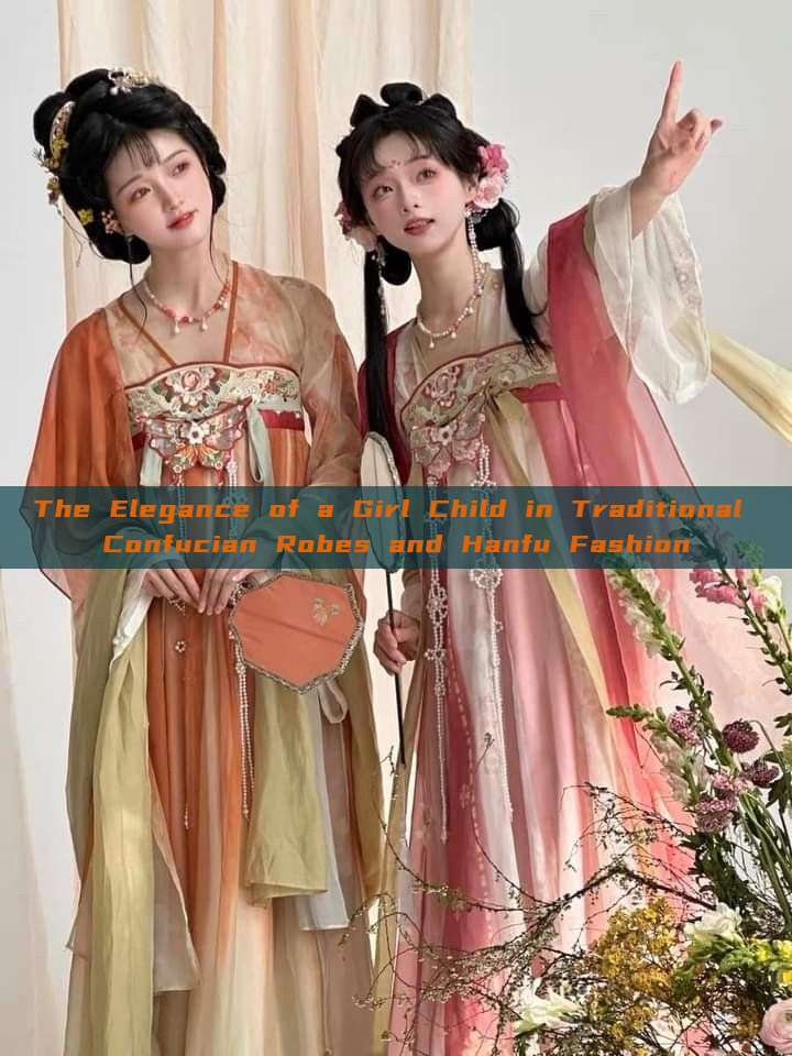 The Elegance of a Girl Child in Traditional Confucian Robes and Hanfu Fashion