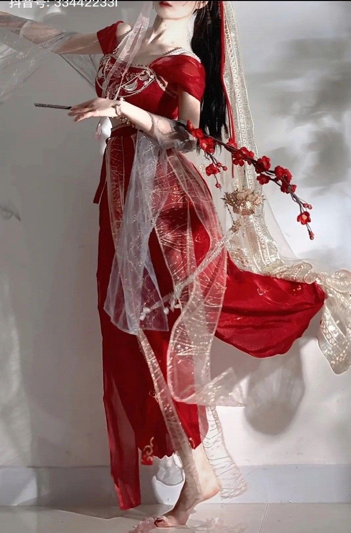 Hanfu Fashion:A Womans Short-sleeved Top in Modern Light