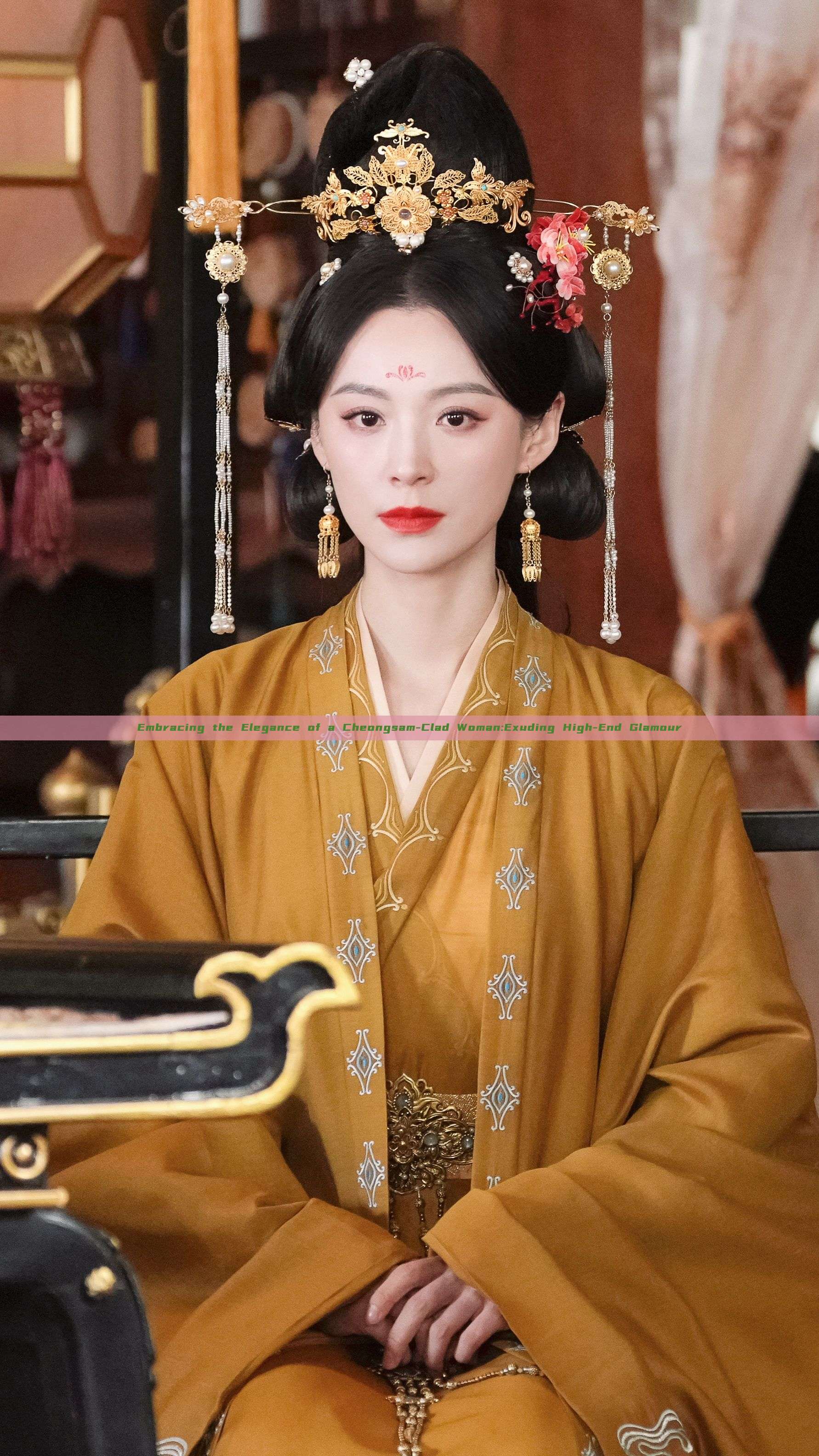 Embracing the Elegance of a Cheongsam-Clad Woman:Exuding High-End Glamour