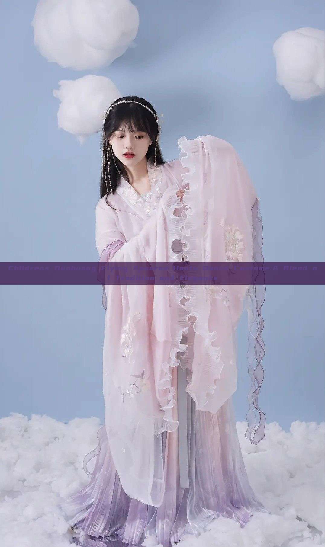 Childrens Dunhuang Flying Apsaras Hanfu Dance Costume:A Blend of Tradition and Elegance