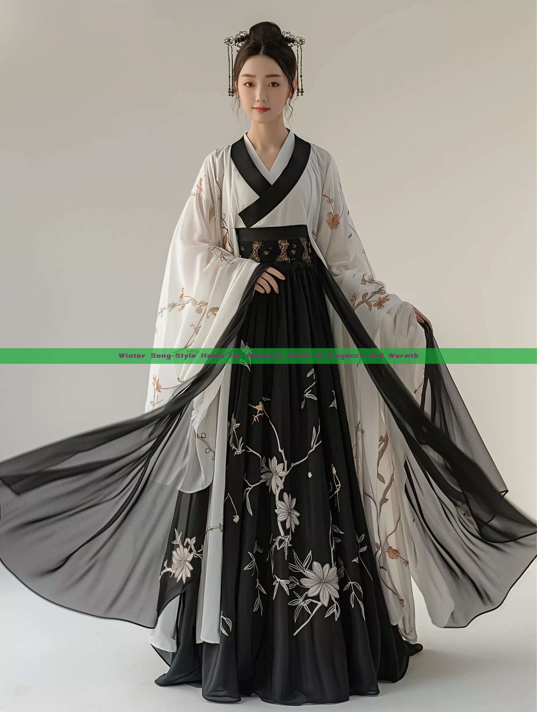 Winter Song-Style Hanfu for Women:A Blend of Elegance and Warmth