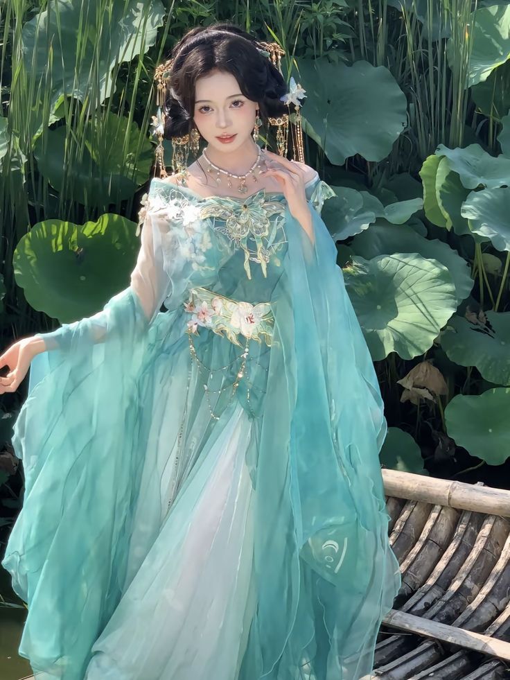 Elegant Summer Hanfu Costumes for Junior High School Girls Elegant Summer Hanfu Costumes for Junior High School Girls
