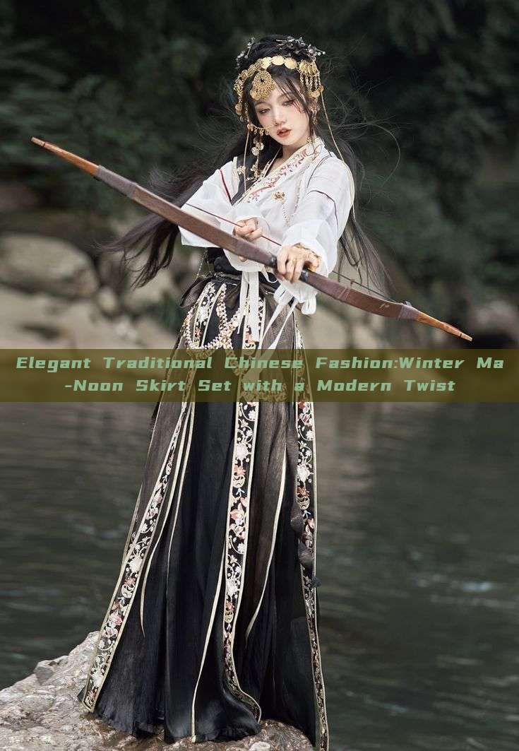 Elegant Traditional Chinese Fashion:Winter Ma-Noon Skirt Set with a Modern Twist