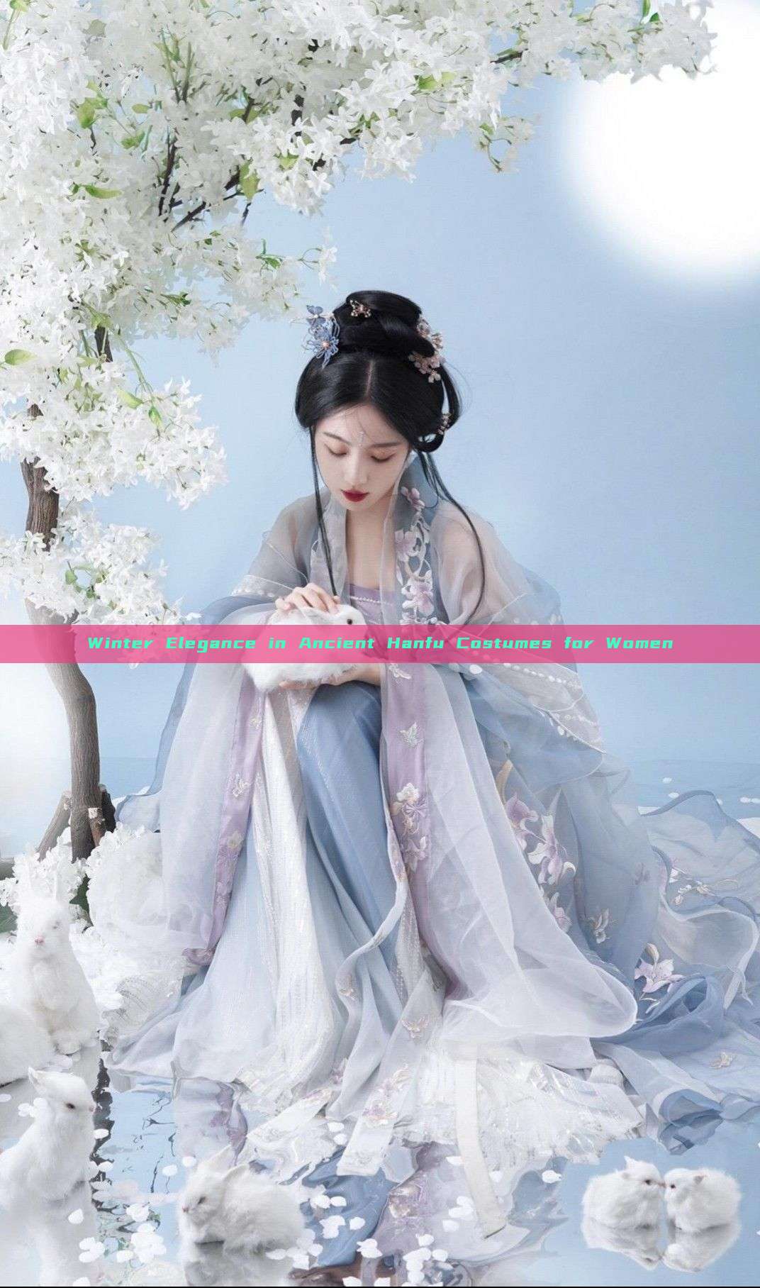 Winter Elegance in Ancient Hanfu Costumes for Women