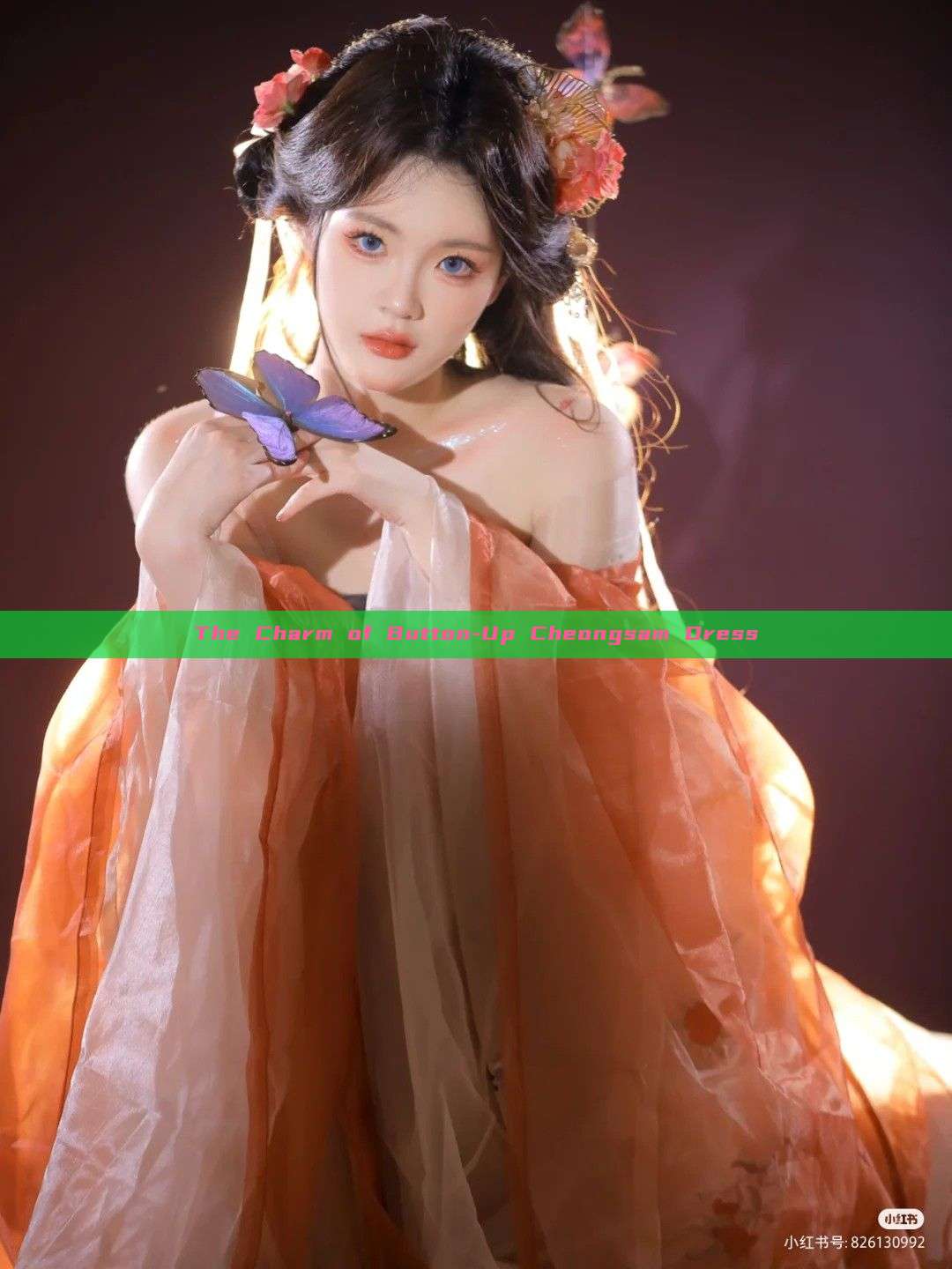 The Charm of Button-Up Cheongsam Dress