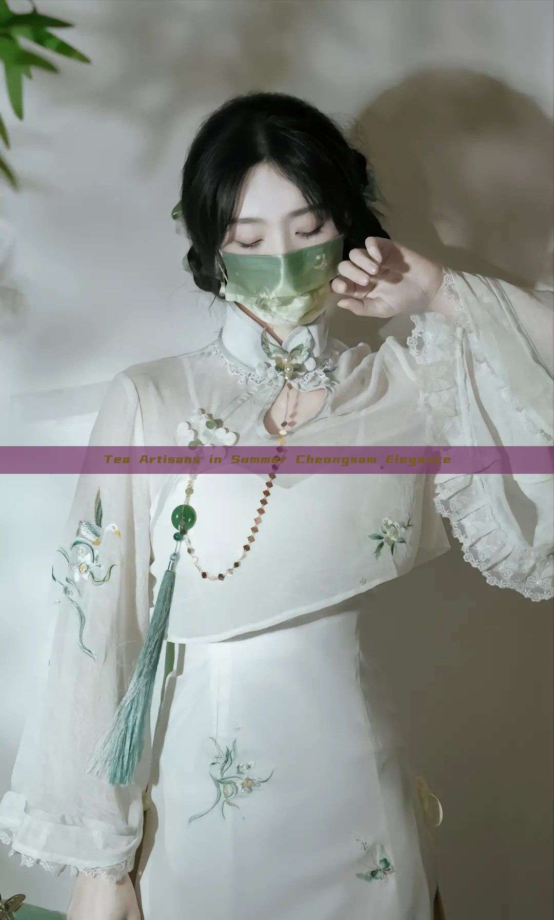 Tea Artisans in Summer Cheongsam Elegance
